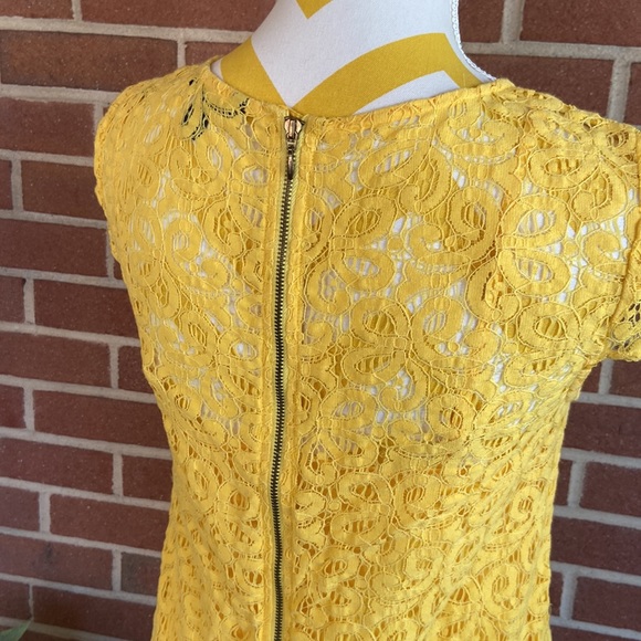 Tommy Hilfiger Sunshine Yellow Lace Dress - Picture 6 of 14